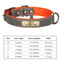 Custom Engraved PU Leather Dog Collar With Personalized ID Nameplate 9