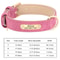 Custom Engraved PU Leather Dog Collar With Personalized ID Nameplate 12