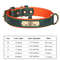 Custom Engraved PU Leather Dog Collar With Personalized ID Nameplate 7