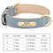 Custom Engraved PU Leather Dog Collar With Personalized ID Nameplate 14