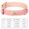 Custom Engraved PU Leather Dog Collar With Personalized ID Nameplate 15