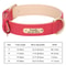 Custom Engraved PU Leather Dog Collar With Personalized ID Nameplate 16