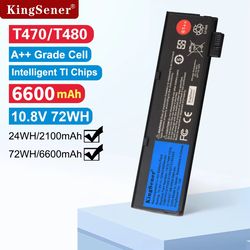 kingsener high-capacity 10.8v 6600mah replacement battery for lenovo thinkpad t470, t480, t570, and p51s series