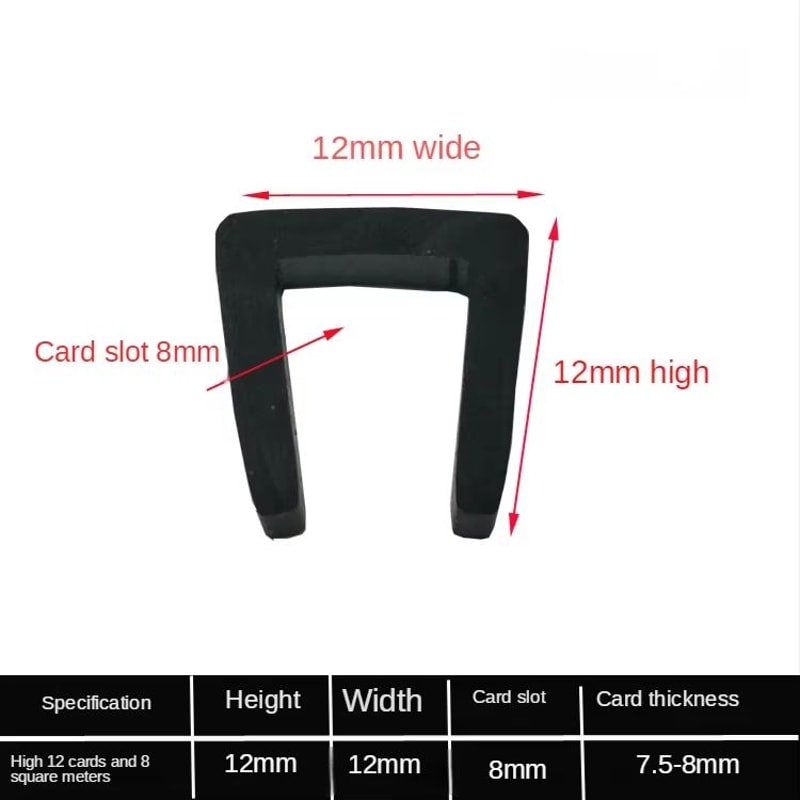 HeavyDuty Rubber Edge Trim U Channel OilResistant Protective Seal Strip For Cars Machinery Furnit 16