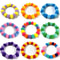 30Piece Pet Bow Tie Collar Set Rainbow Flower Dog Neckties And Cat Accessories For Grooming Styl 1