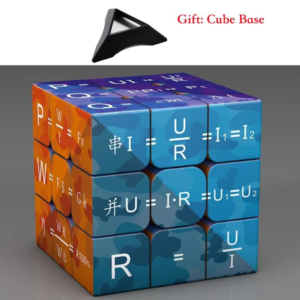 3x3x3 Educational Magic Puzzle Cube  STEM Math  Chemistry Learning Toy For Kids With Display Base 10