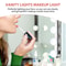 LumiGlow Adjustable Makeup Light With Suction Cup Portable Vanity Mirror Lamp For Perfect Illumina 5