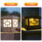 SolarGlow Outdoor Post Lights  Solar Powered Fence Cap Lights With Dual Color Modes  High Brightnes 2