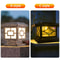 SolarGlow Outdoor Post Lights Solar Powered Fence Cap Lights With Dual Color Modes High Brightnes 2