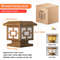 SolarGlow Outdoor Post Lights  Solar Powered Fence Cap Lights With Dual Color Modes  High Brightnes 6