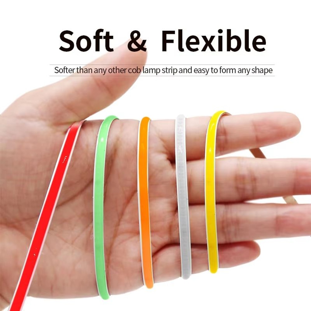 LumiFlex 12V COB LED Strip Lights Ultra Slim 27mm HighBrightness MultiColor Tape For Room Decorat 2