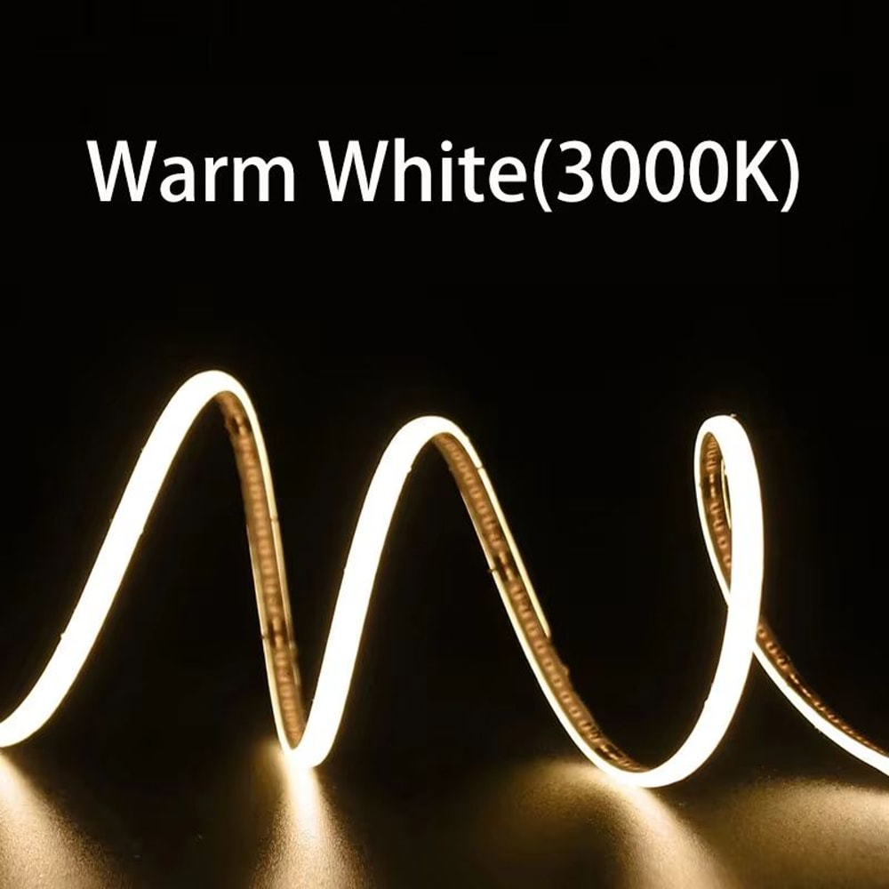 LumiFlex 12V COB LED Strip Lights Ultra Slim 27mm HighBrightness MultiColor Tape For Room Decorat 6