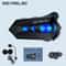 GEARELEC X11 Bluetooth Motorcycle Helmet Headset Waterproof NoiseCancelling TriColor Light 300m I 6