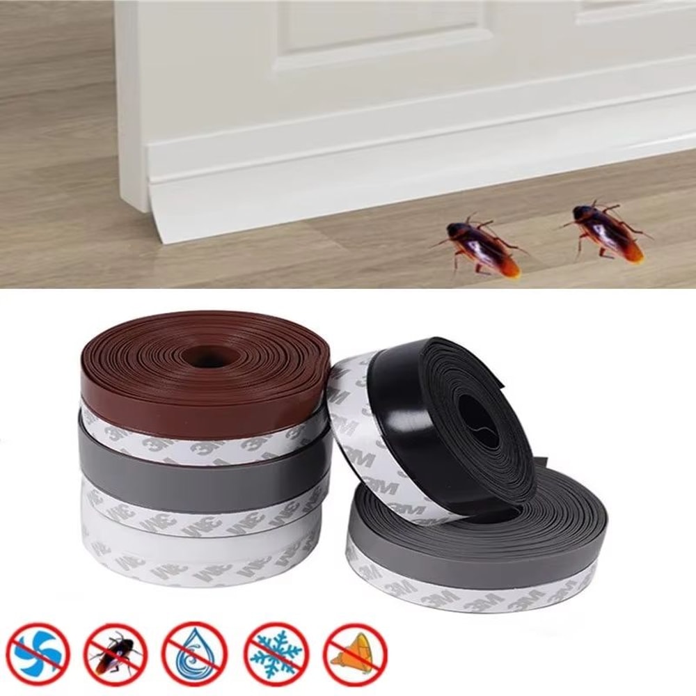 SealMax 5M Door Window Weather Strip SelfAdhesive Windproof Rubber Seal 0