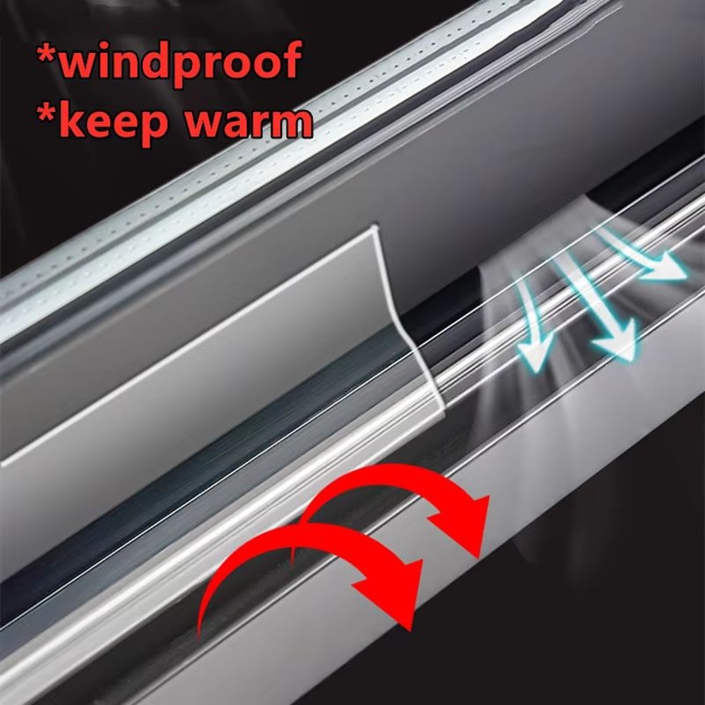 SealMax 5M Door Window Weather Strip SelfAdhesive Windproof Rubber Seal 3