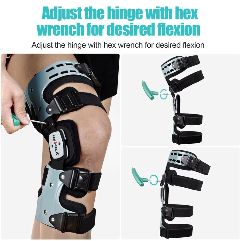 NEENCA OA Unloader Knee Brace Adjustable Support For Arthritis Osteoarthritis Relief 4