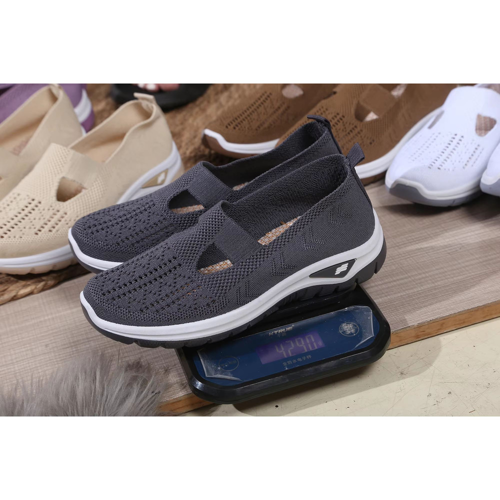 Womens Breathable FlyWeave Summer Sneakers Lightweight NonSlip Comfort Shoes For Everyday Wear 5