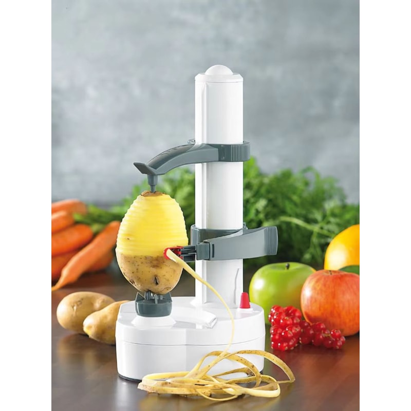 Electric Spiral Apple Peeler Slicer Machine Effortless Automatic Fruit And Potato Peeling 4