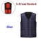 SmartHeat Pro 9Zone Heated Vest  Winter Thermal VNeck Jacket For Men  Women 7