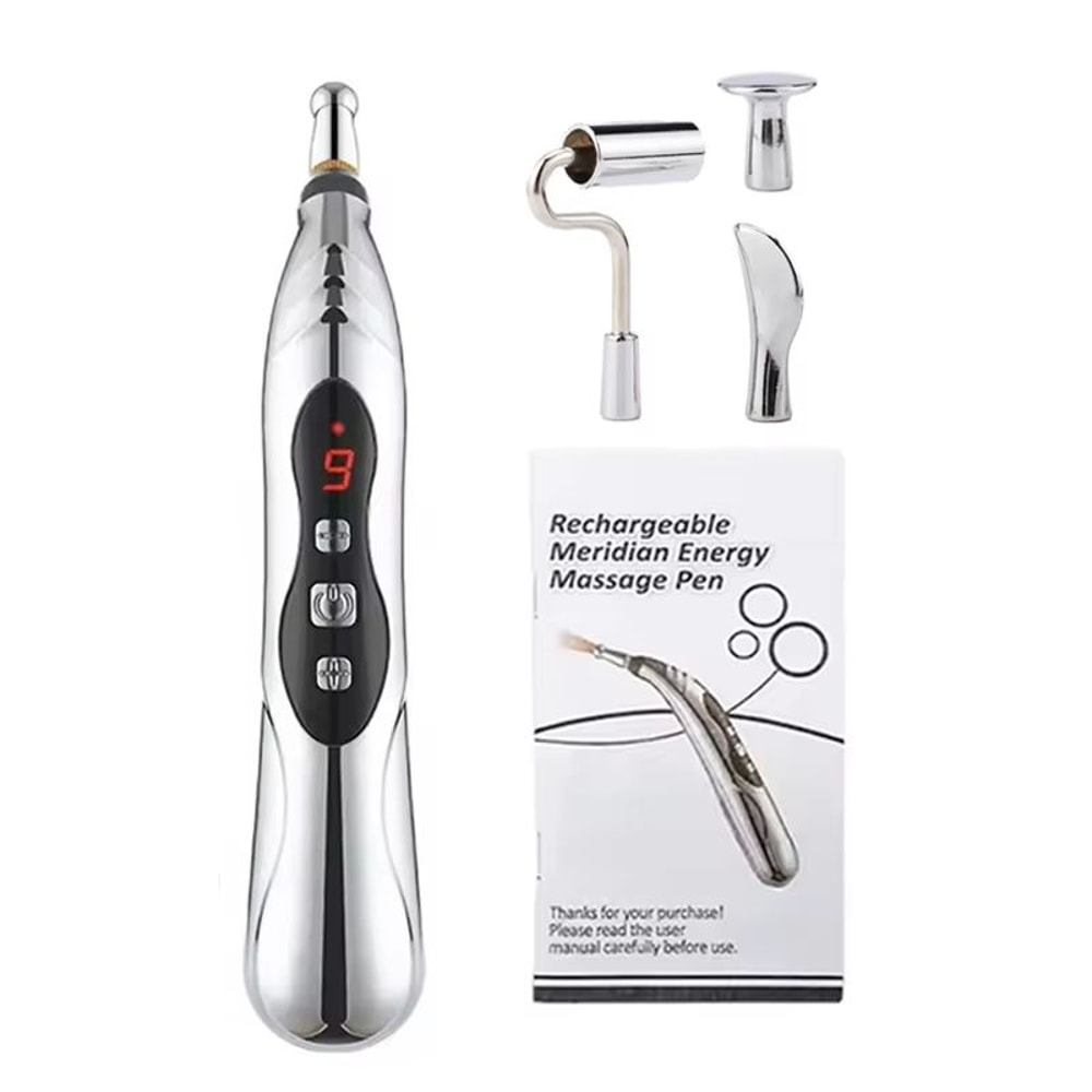 Meridian Energy Acupuncture Pen Electric Pulse Therapy Massager For Muscle Pain Relief Deep Tissu 7