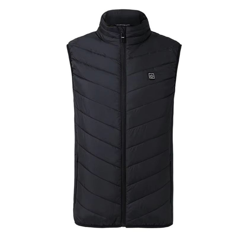USB Infrared 17Zone Heated Vest  Mens Electric Winter Warming Jacket For Outdoor Sports  Hiking 2