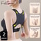 FallSweet Seamless Posture Support Bra Wireless PushUp Comfort With Cross Back Design 0