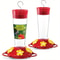 HummiFeast Hanging Hummingbird Feeder 5Port Nectar Feeder With Hook 135oz Capacity 1