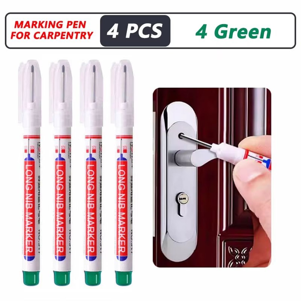 ProMark Deep Hole Marker Pen 20mm Long Nib Waterproof Industrial Marking Tool For Wood Metal Cons 20