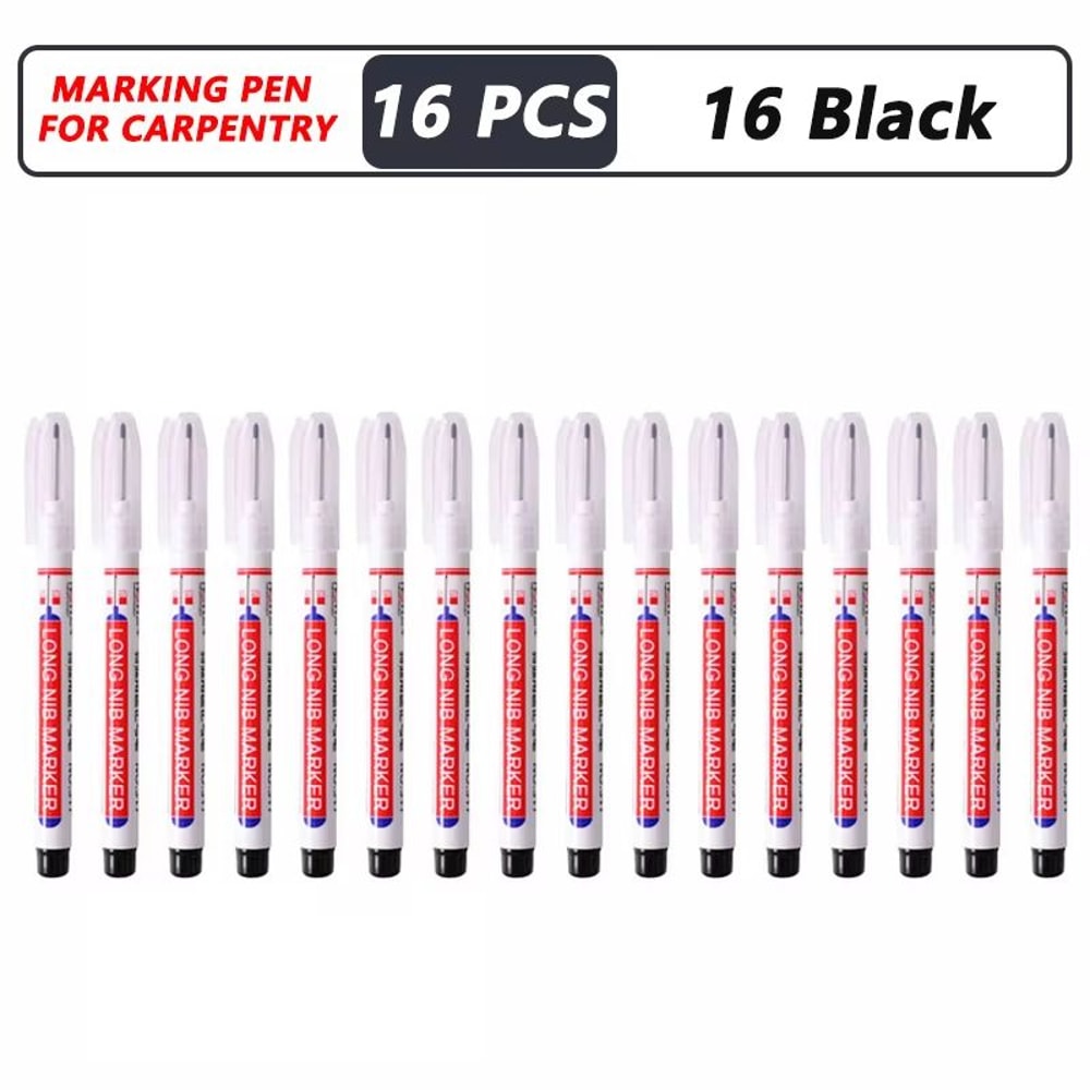 ProMark Deep Hole Marker Pen 20mm Long Nib Waterproof Industrial Marking Tool For Wood Metal Cons 21