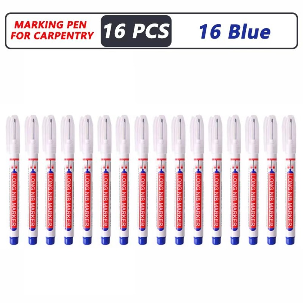 ProMark Deep Hole Marker Pen 20mm Long Nib Waterproof Industrial Marking Tool For Wood Metal Cons 22