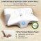 ErgoComfort Memory Foam Pillow For Side Sleepers Slow Rebound Cervical Support Cushion 5