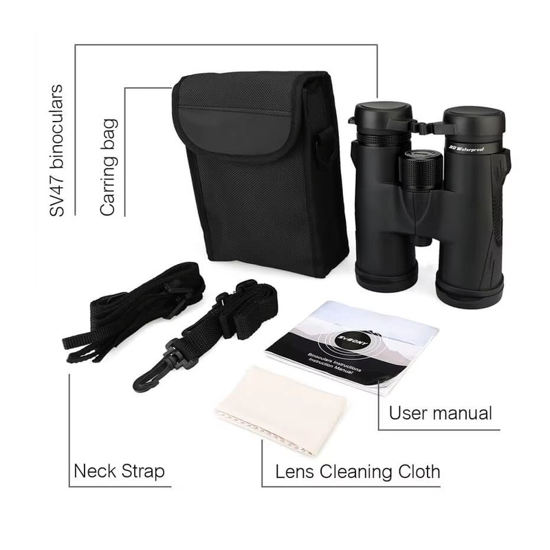 SVBONY SV47 Professional Bird Watching Binoculars 8x42 Waterproof HD Telescope For Outdoor Adventu 5