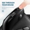 Delux M618XSD Seeker Ergonomic Vertical Mouse Rechargeable 4000 DPI With OLED Display And Removabl