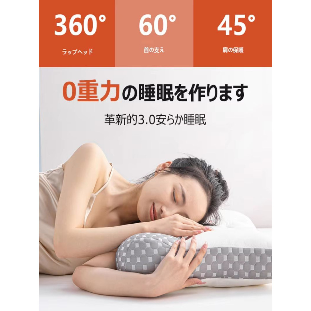 ErgoLatex Cervical Support Pillow  Orthopedic Neck Pillow For Deep Sleep  Cervical Spine Alignment 2