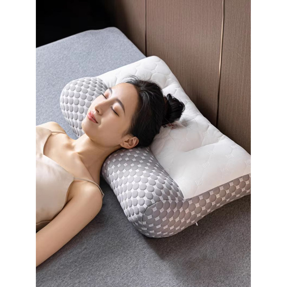 ErgoLatex Cervical Support Pillow  Orthopedic Neck Pillow For Deep Sleep  Cervical Spine Alignment 5