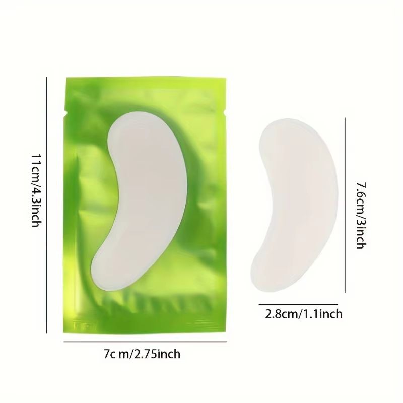 BulkPro 100Pair UnderEye Gel Pads Premium Isolation Eye Patches For Lash Extensions 20