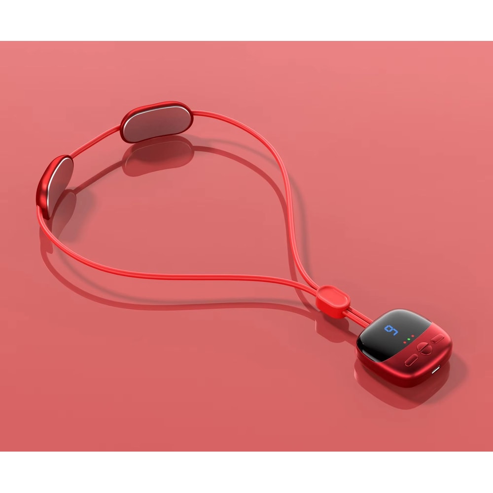 SmartRelief Mini Cervical Massager Portable Neck Shoulder Pulse Therapy With Heat Compression 6