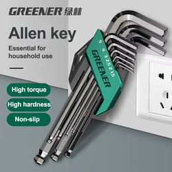 universal rainbow hex wrench set – short-arm multifunctional allen wrench kit for home & auto