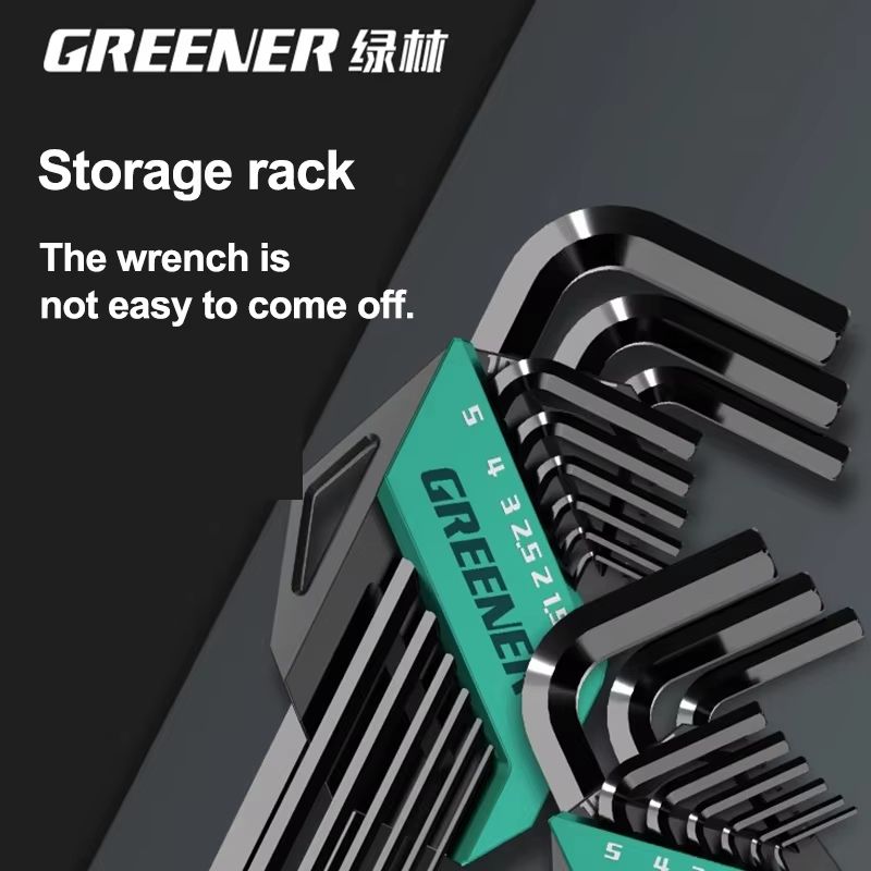 Universal Rainbow Hex Wrench Set ShortArm Multifunctional Allen Wrench Kit For Home Auto 4