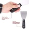 ProFlex 7Piece Carbon Steel Putty Knife Scraper Set SoftGrip Handle Kit With Storage Bag 3