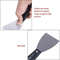 ProFlex 7Piece Carbon Steel Putty Knife  Scraper Set  SoftGrip Handle Kit With Storage Bag 4