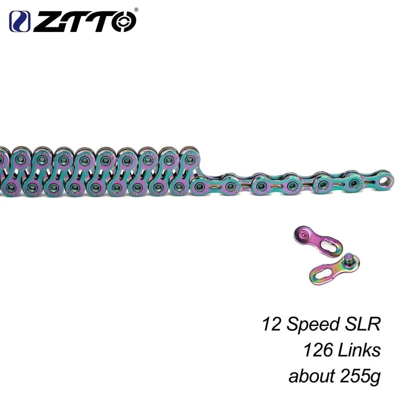 ZTTO ColourMax Universal Bike Chain High Quality Durable Chain For 8 9 10 11 12 Speed Bikes 20