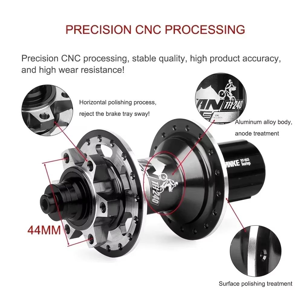 Universal TANKE 120 Click Hub FrontRear 3236Hole Disc Brake MTB Hub For 812 Speed 2