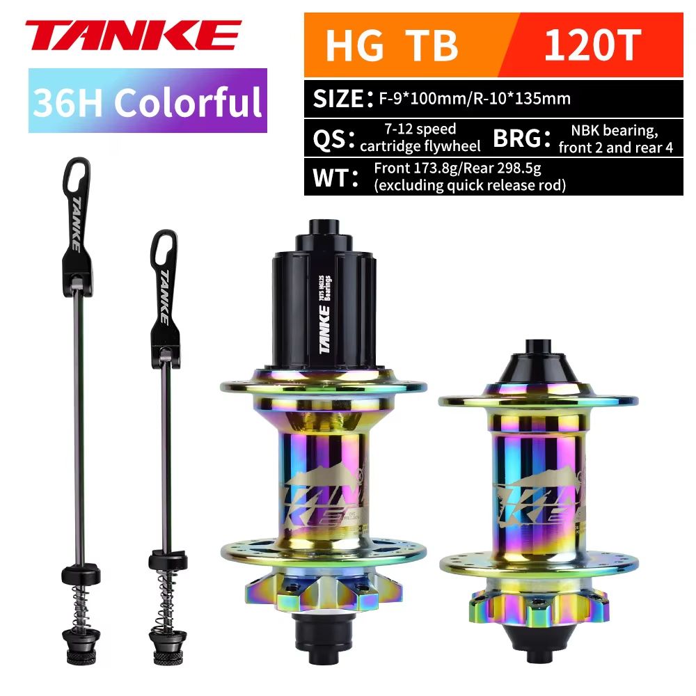 Universal TANKE 120 Click Hub FrontRear 3236Hole Disc Brake MTB Hub For 812 Speed 8