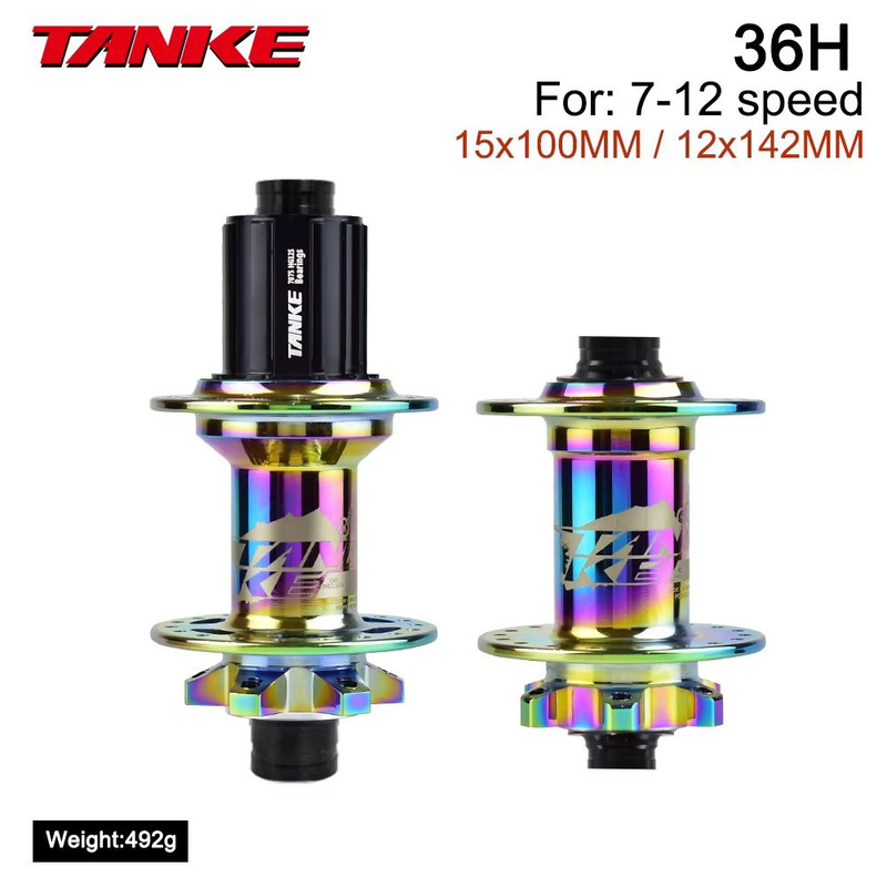 Universal TANKE 120 Click Hub FrontRear 3236Hole Disc Brake MTB Hub For 812 Speed 15