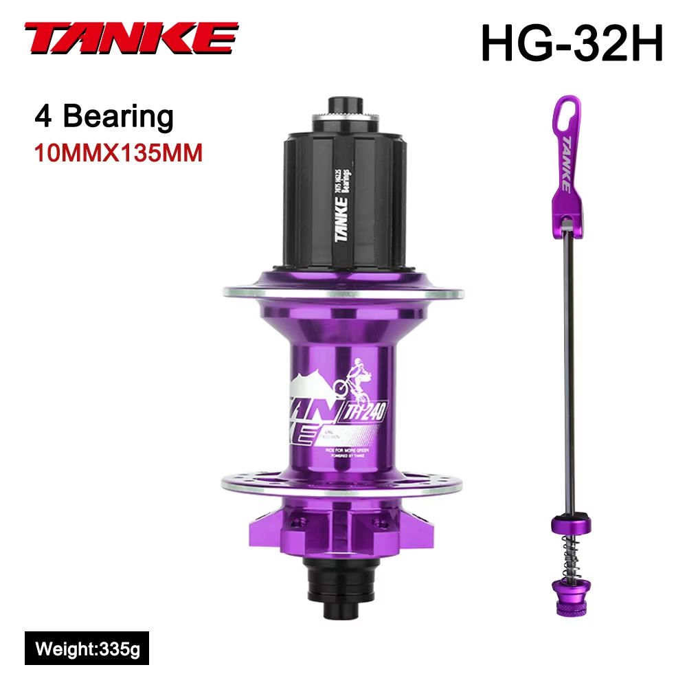 Universal TANKE 120 Click Hub FrontRear 3236Hole Disc Brake MTB Hub For 812 Speed 20