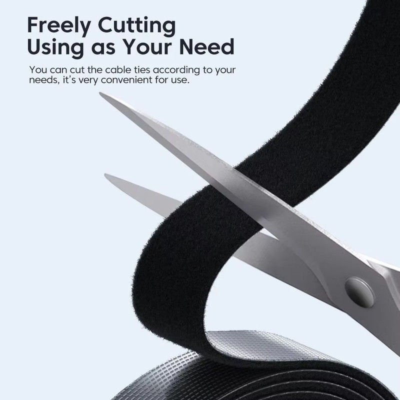 CableMaster 5M Reusable Velcro Strap  FreeCut Nylon Cable Organizer Tape For Desk  Data Cable Manag 2