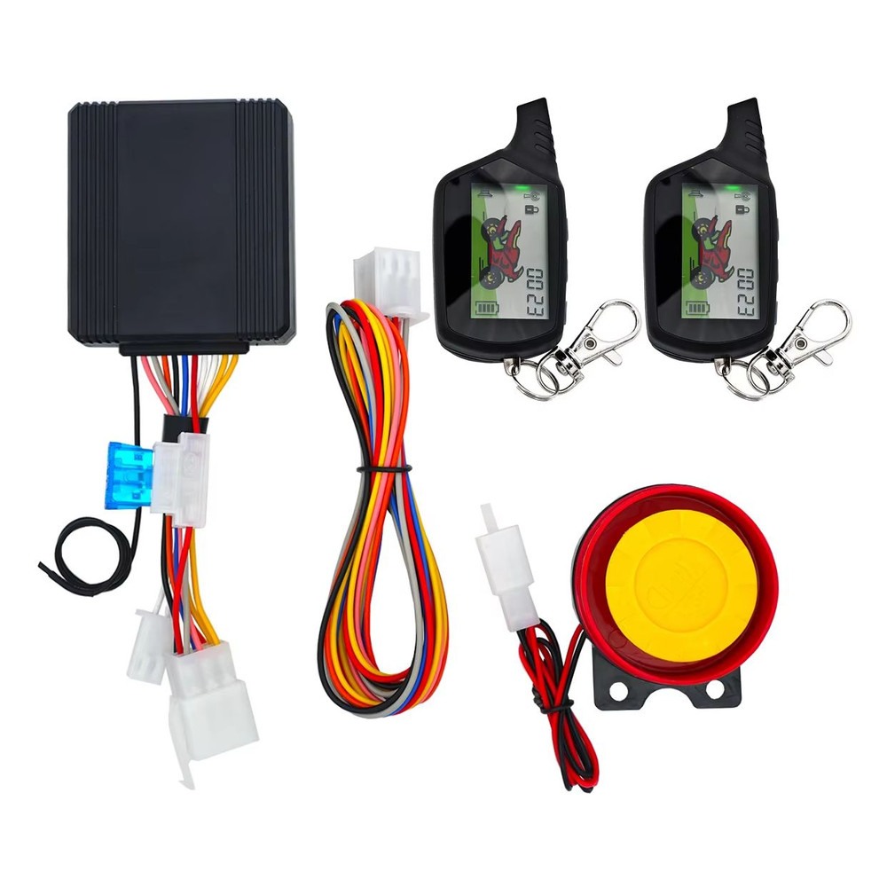 Motorcycle Smart AntiTheft Alarm System With Remote Start  Vibration Alert 7