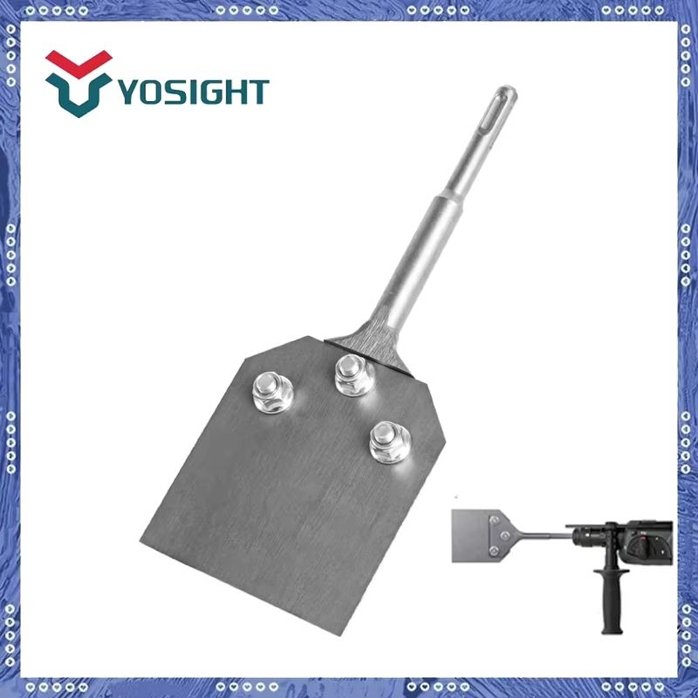 SDSPlus Rotary Demolition Hammer Chisel Set 4Inch Alloy Steel Blade 0