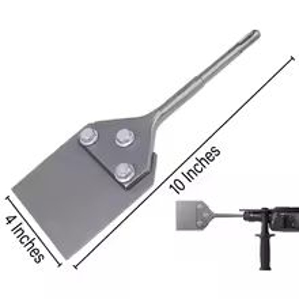 SDSPlus Rotary Demolition Hammer Chisel Set 4Inch Alloy Steel Blade 5